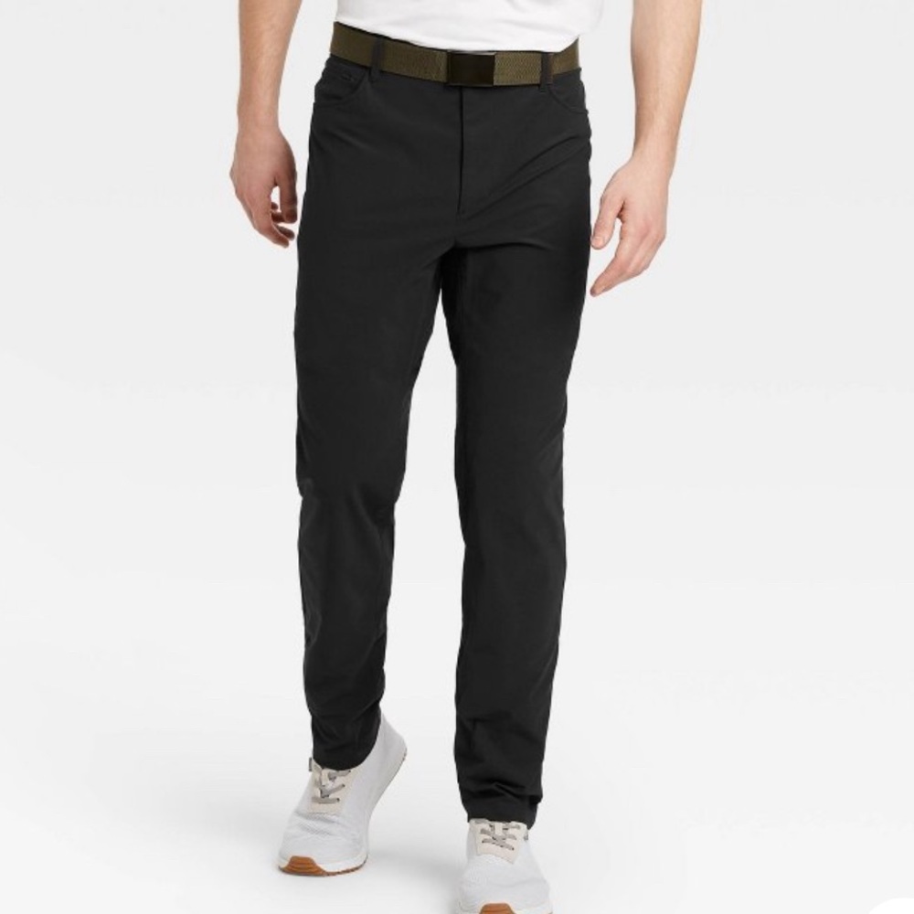Men’s Black Golf Pants 34x32